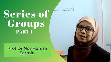 Group Theory II - Series of Groups Part 1