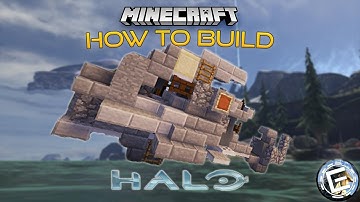 Covenant Brute Chopper | Minecraft Halo tutorial (2:1 Scale)