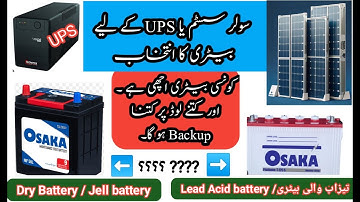 Solar Panel & UPS Battery Selection Guide: Calculate Backup Time for Your Load!" #solar #technology