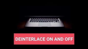Deinterlace on and off shortcut key in VLC Player