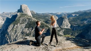 Surprise Proposal at Yosemite Glacier Point - BEST DAY EVER!