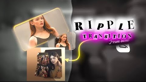 Create Viral Ripple Transition in CapCut | Complete Video Editing Tutorial || 