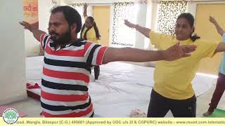 *8th International Yoga Day* Maharishi University of Management and Technology, Bilaspur,