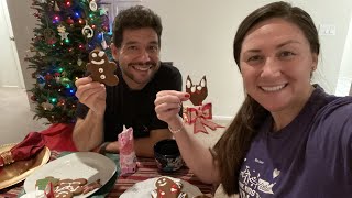 Baking Gingerbread Cookies Vlogmas Day 17