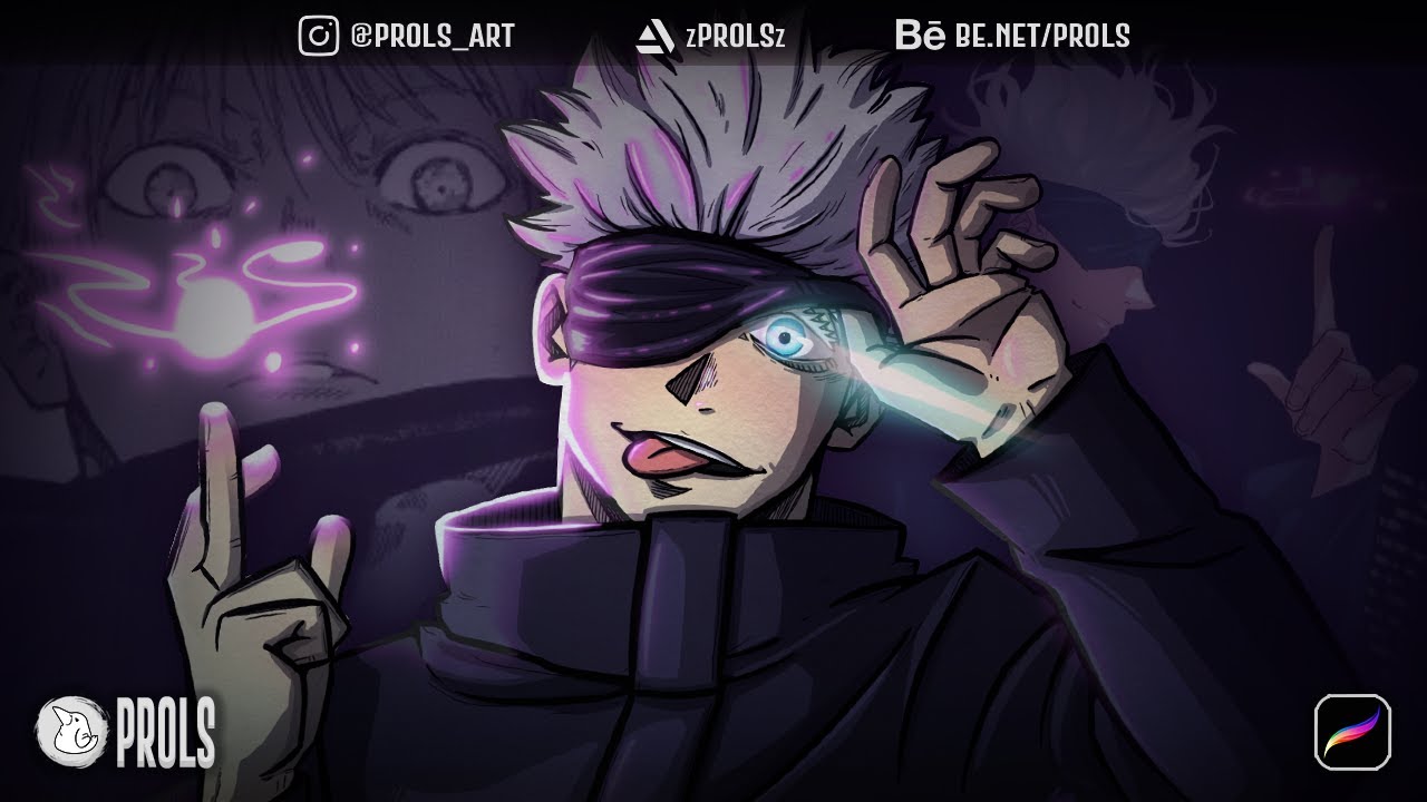 My Gojo Satoru Uses Unlimited Void Final Version! (Twitter:@PlutoStudio2) :  r/JuJutsuKaisen