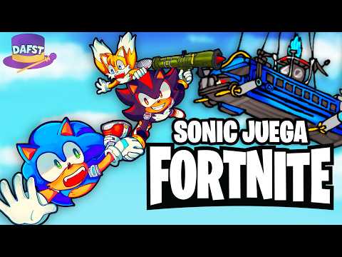SONIC y SUS AMIGOS juega FORNITE