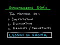 Introducing Simultaneous Equations | Lesson 13:0 | Cluster 13: Simultaneous Equations | In Shona