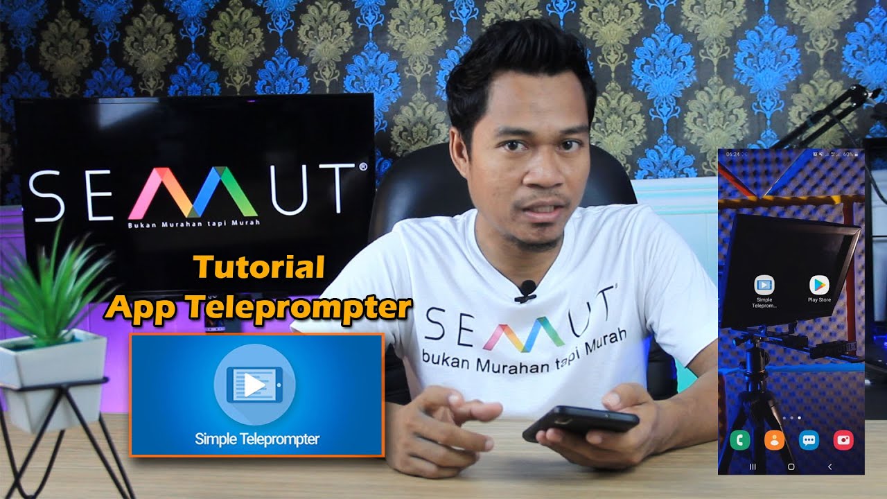 Tips dan Tutorial Menggunakan Aplikasi Teleprompter SEMUT TL1 YouTube