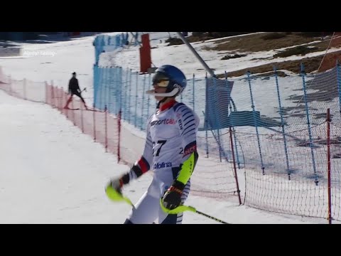 Arthur Bauchet | Slalom Standing Day 4 | World Para Alpine Skiing World Cup | La Molina 2019
