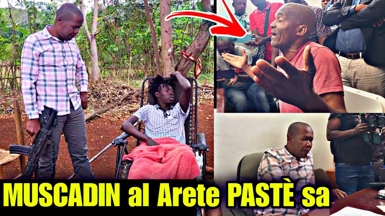 Ay fout, MUSCADIN debake vin Arete PASTÈ sa, ki frape Jounalis ak machin li, PASTÈ à Avoué 