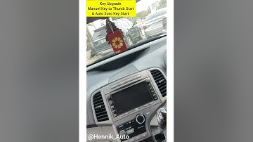 2010#Toyota#Venza Upgrading from a key to a keyless start