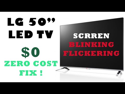 LG TV SCREEN FLICKERING BLINKING SOLUTION