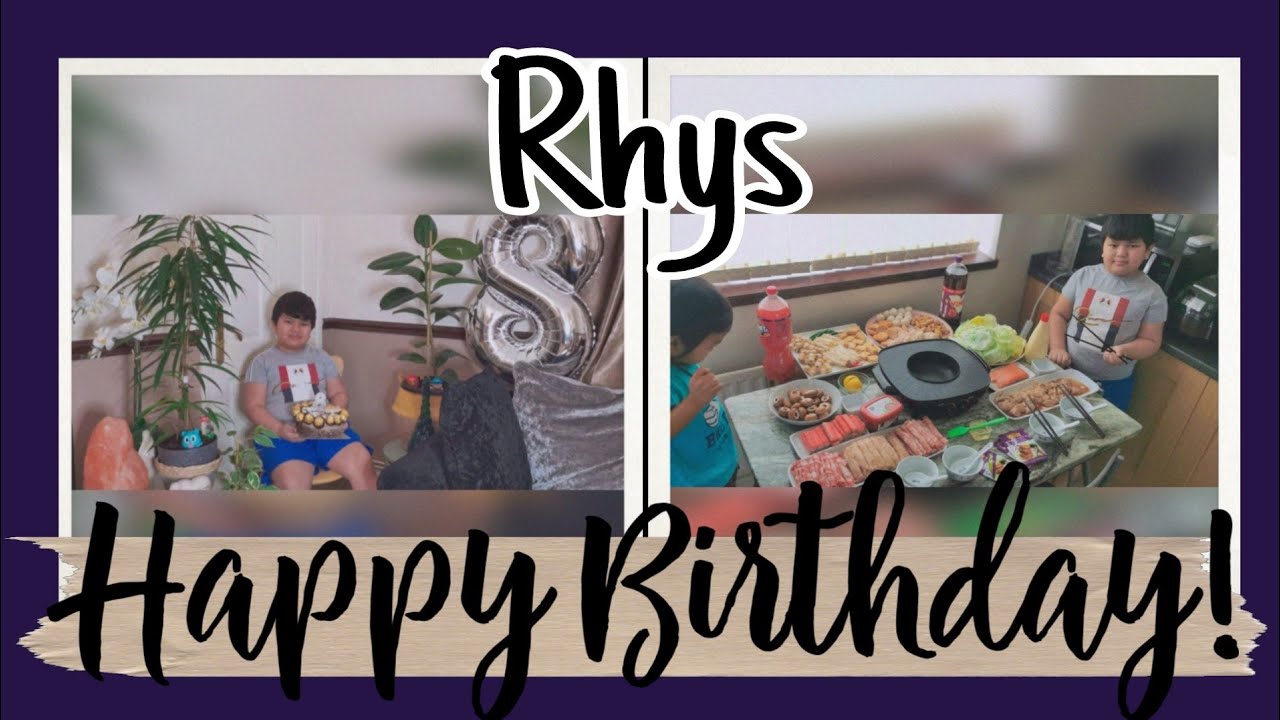 My son's 8th Birthday party in lockdown