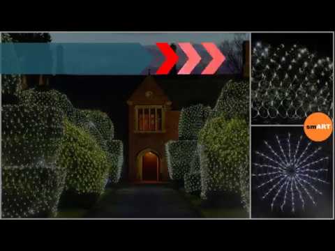 Net lights installation guide Christmas Net Lights - Indoor Christmas Lights - YouTube