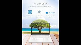 HP 14 Laptop 14-dq0040nr Celeron N4020, 4GB RAM, 64GB, 14" HD, Win11 + Office 365