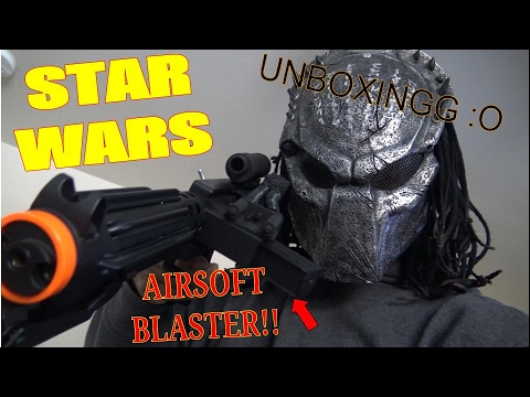 Star Wars Airsoft S T Sterling E11 Star Wars Blaster Unboxing Evike Rcustom Mask Youtube Star Wars Airsoft S T Sterling E11 Star Wars Blaster Unboxing Evike Rcustom Mask Youtube