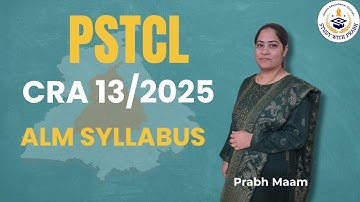 PSTCL ALM Syllabus 2025 Explained | Qualifying + Main Exam | Best Books for ALM exam | CRA 13/2025