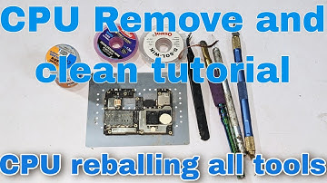 Poco CPU Remove and clean tutorial | Poco CPU reballing tricks