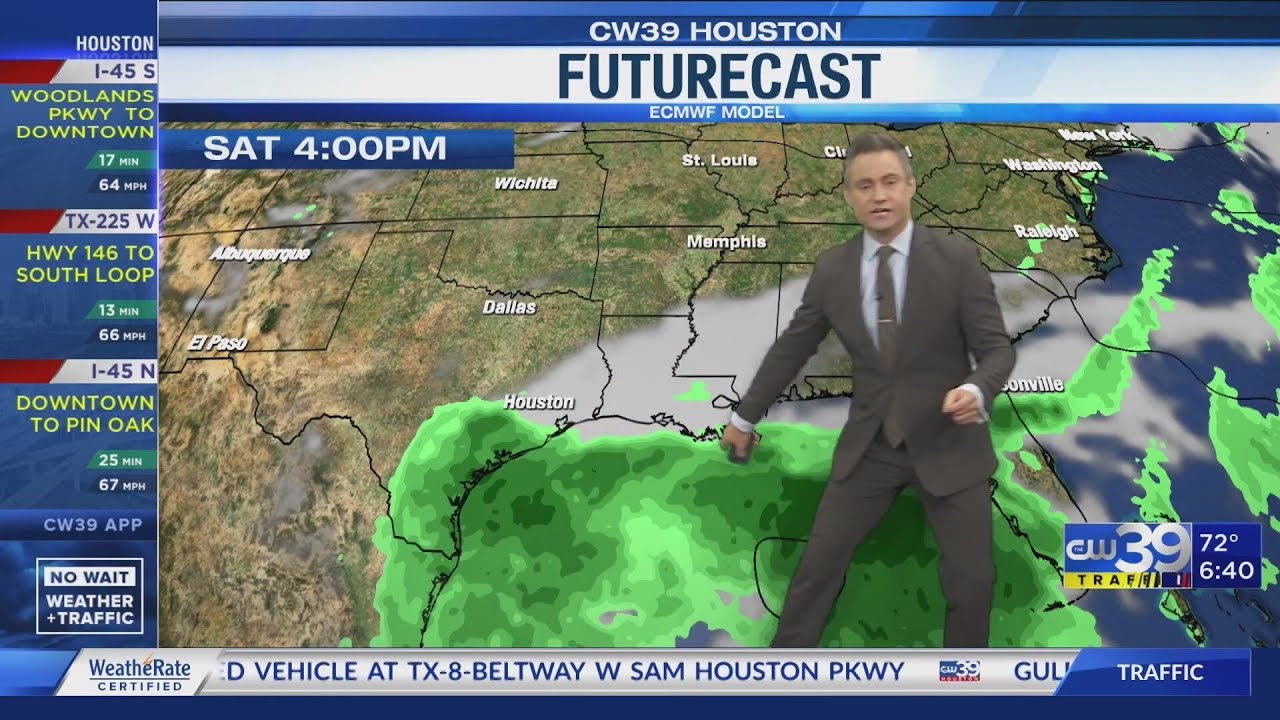 Still hot this week, but rain chances increase this weekend - YouTube