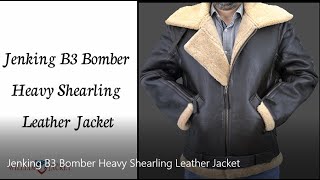 New B3 Bomber Fur Sheepskin Shearling Leather Jacket | 100% Real Leather | At William Jacket.