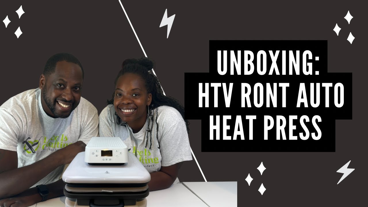 HTV RONT Auto Heat Press Unboxing 