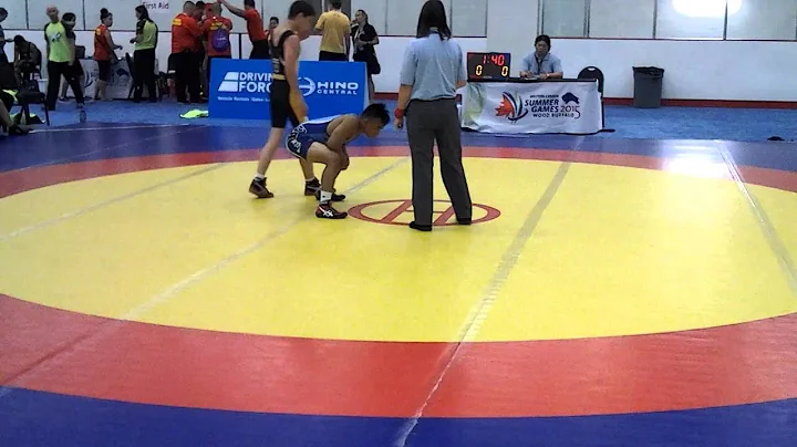 2015 Western Canada Summer Games: 54 kg Reed Langlois (MB) vs. Earl Lagos (BC)