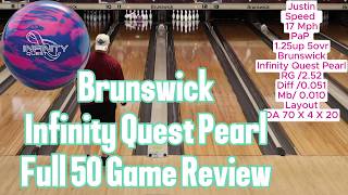 Infinity Quest Pearl By Brunswick /Full review/Does our opinion change after 50 games/2026/4k
