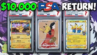Huge 10000 Pokemon Card Psa Return So Many Pikachus...
