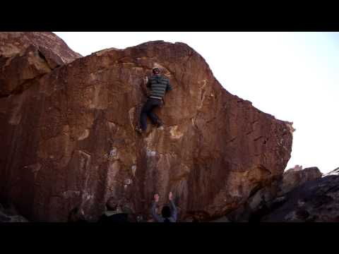 Beta Video for climb Backdoor Man v2, Hueco Tanks