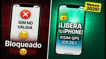 🚨 ¡Nuevo Método 2025! Libera Cualquier iPhone con RSIM Metodo QPE iOS 26.1 ¡Funciona 100%!