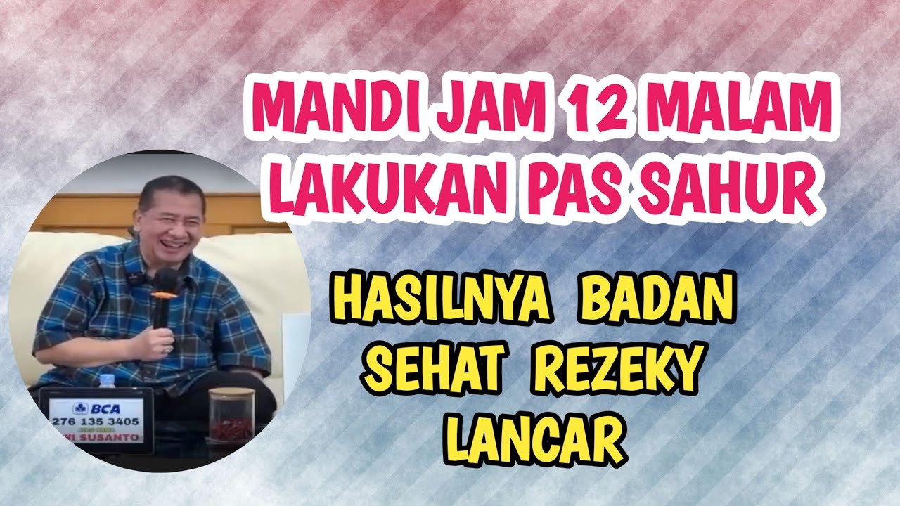 После сахура примите ванну, не удивляйтесь, если все болезни исчезнут и наступит волна процветани...