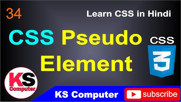 CSS Pseudo Element