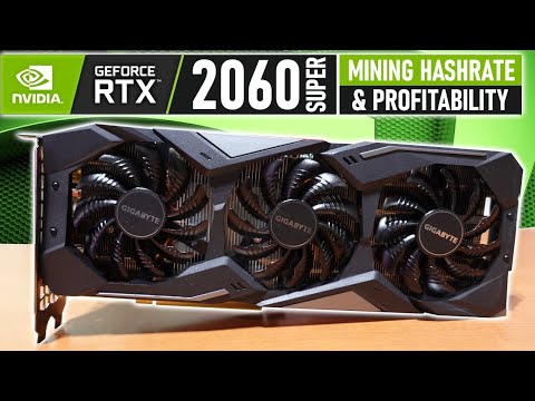 RTX 2060 Super Mining Ethereum u0026 Flux Hashrate, Profitability u0026 Overclocking