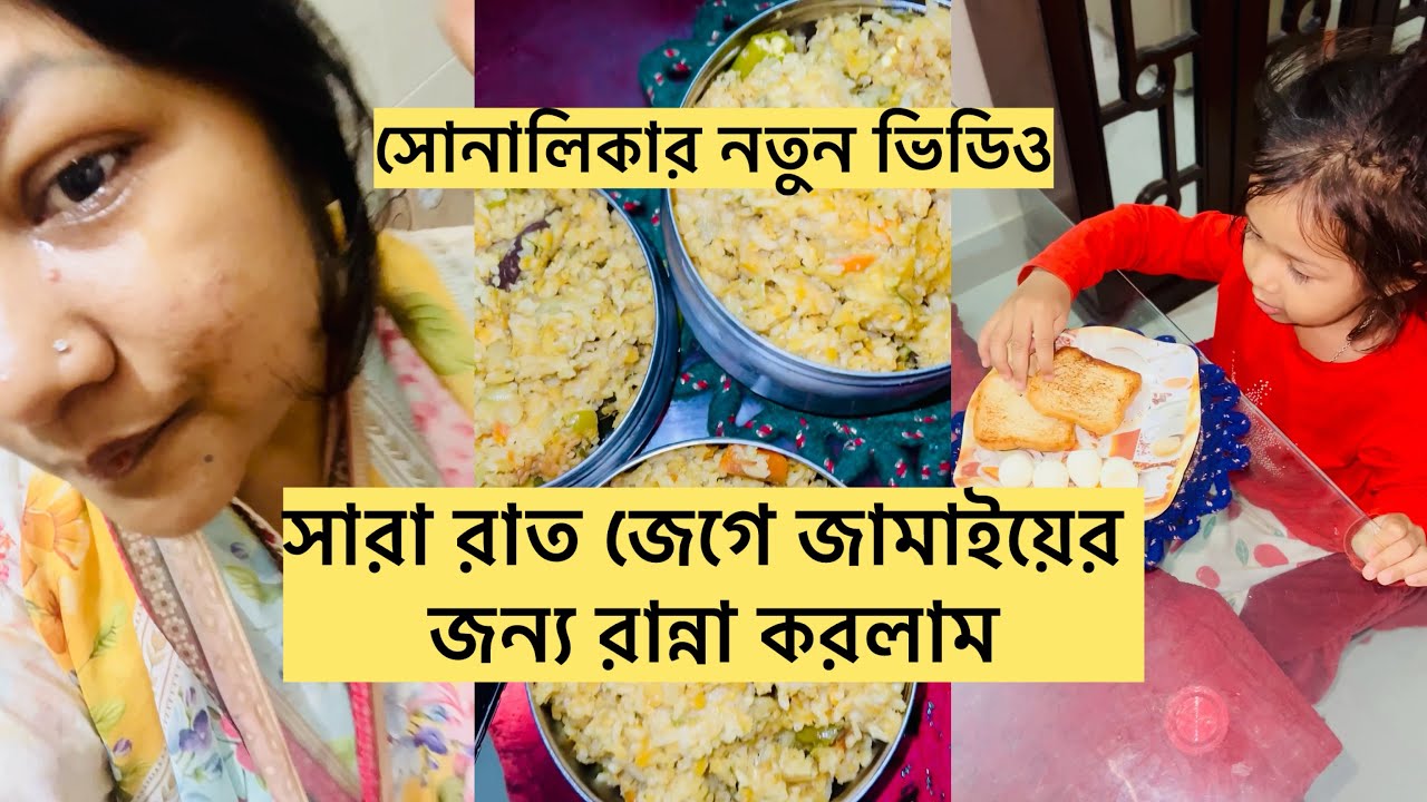 সারারাত জেগে রান্না করলাম জামাইয়ের জন্য/ সোনালিকার নতুন ভিডিও