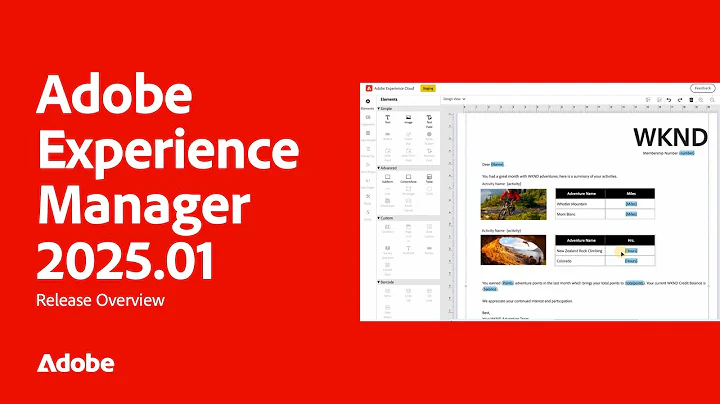 Adobe Experience Manager (AEM) | Release 2025.01