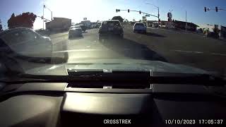 Panicked driver