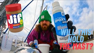 Famous Epoxy Peanut Butter Sailboat Repair & I Tuned The Standing Rigging. [Ep 18] Wealth