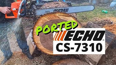 ported echo cs7310 32in bar in walnut