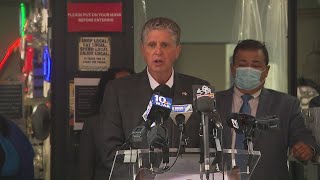 VIDEO NOW: Gov. Dan McKee takes questions after announcing new grant program for RI small businesses