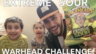 EXTREME SOUR WARHEAD CHALLENGE!!!