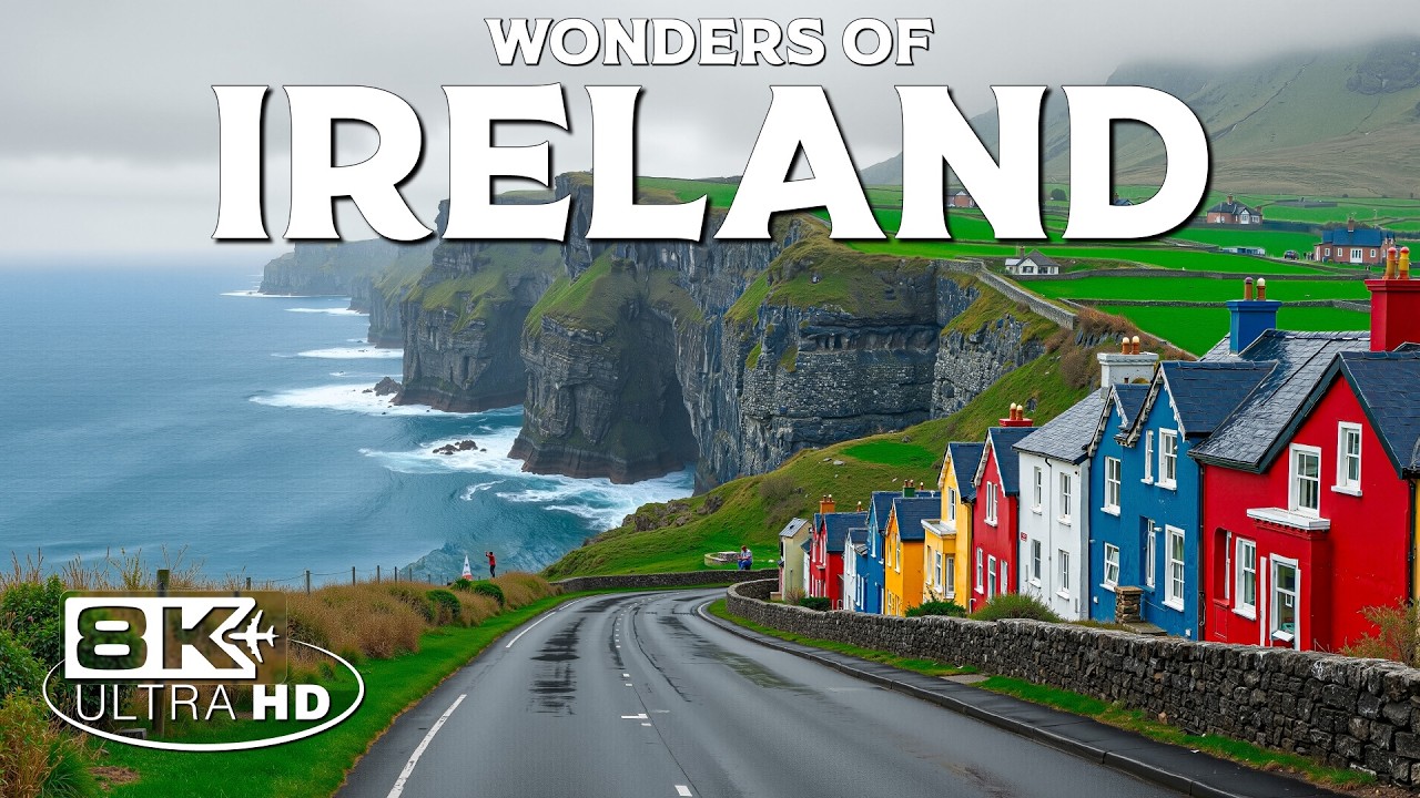 Wonders of Ireland | Explore Emerald Landscapes Coastal Cliffs and Celtic Heritage | Travel 8K UHD