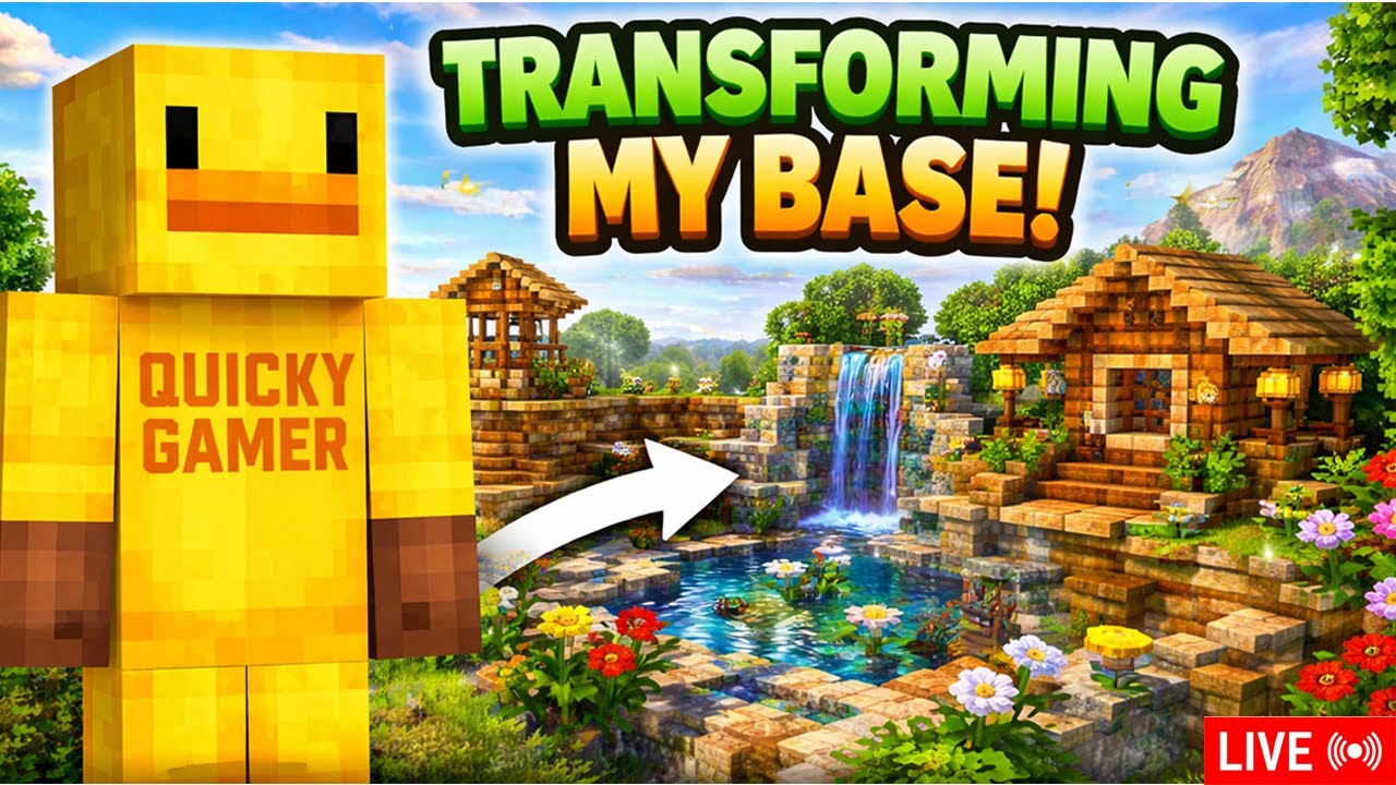 aesthetic Minecraft 😎. Minecraft survival live 🗡️  