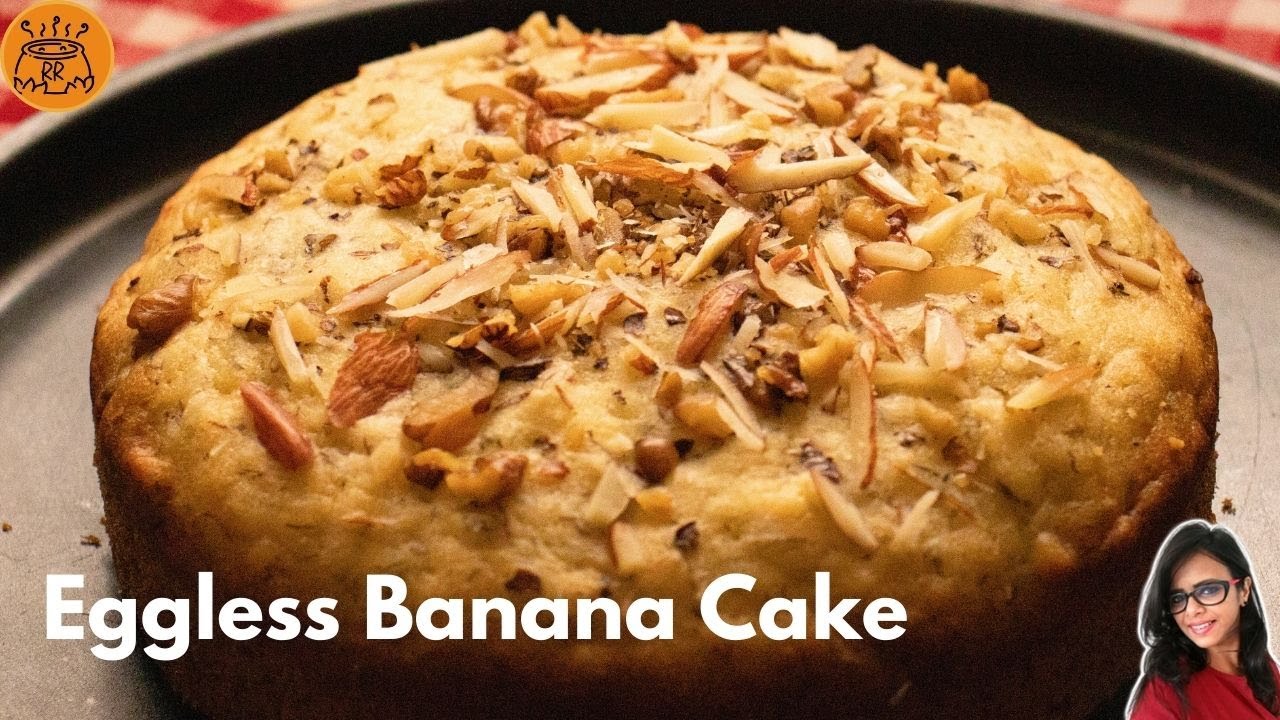 eggless banana cake | eggless banana cake without oven | banana cake without egg| banana cake recipe