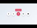 Social Media Icons with Hover Effects Using HTML &amp; CSS 🔥 Full Tutorial