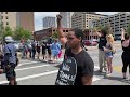 June 2 protests on Broadway Avenue outside of Little Rock City Hall