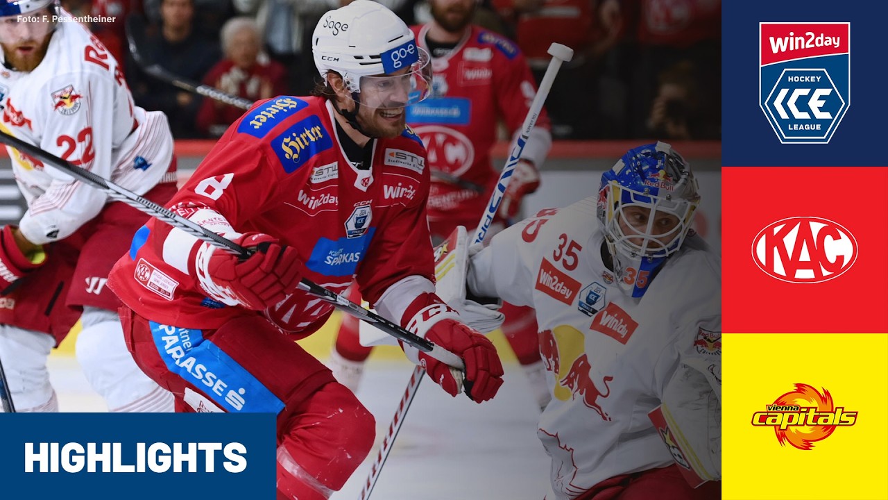 ICE: EC-KAC vs. Vienna Capitals | Highlights