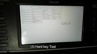 Secret Setting Of Ricoh MP2352SP/2852/2852SP/3352/3352SP (Touch Calibration)