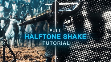 halftone shake tutorial on after effects