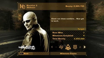 Need For Speed Most Wanted part 11 WEBSTER