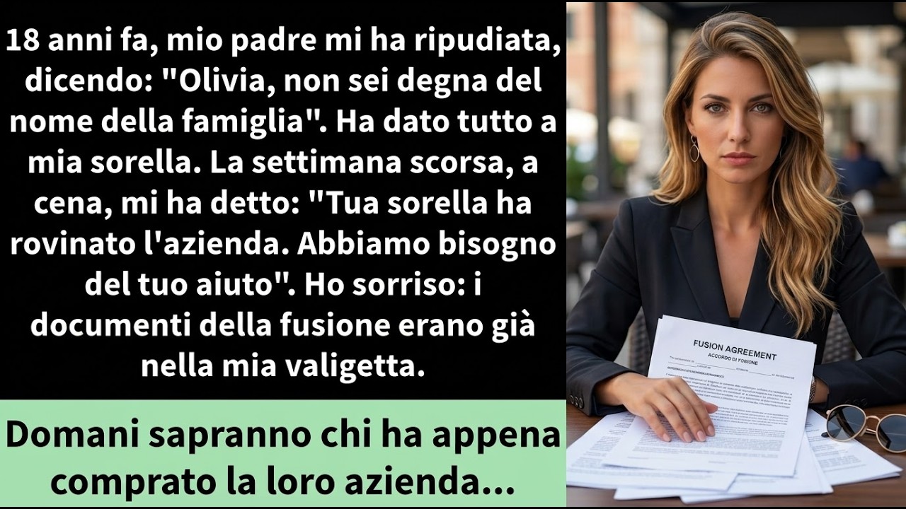 Il cartoncino era lì da tre giorni, infilato tra le bollette e un volantino del supermercato. "La sua presenza è urgentemente richiesta." La calligrafia di mio padre. La stessa che aveva firmato...